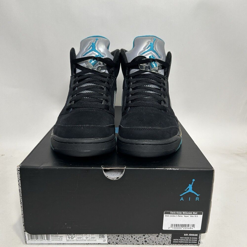 Nike Shoes Air Jordan 5 Retro “Aqua” 2024 - Picture 2 of 8